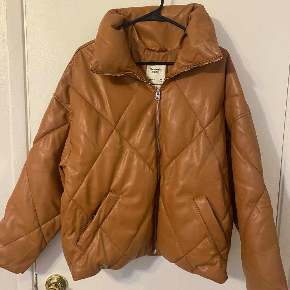 Stunning Vegan Leather Puffer